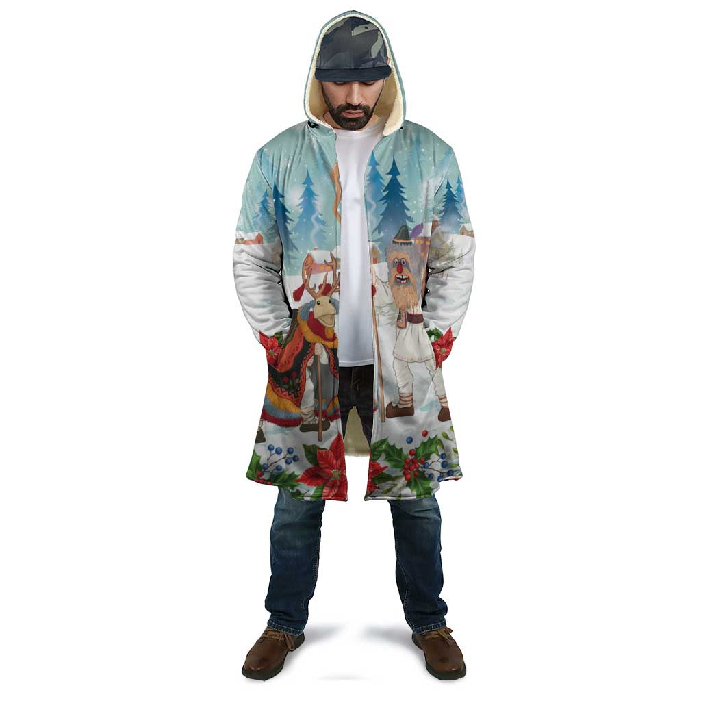 Romania Christmas Cloak Romanian Folklore Traditional Christmas Mask - Wonder Print Shop