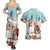 Romania Christmas Couples Matching Summer Maxi Dress and Hawaiian Shirt Romanian Folklore Traditional Christmas Mask - Wonder Print Shop
