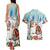 Romania Christmas Couples Matching Tank Maxi Dress and Hawaiian Shirt Romanian Folklore Traditional Christmas Mask - Wonder Print Shop