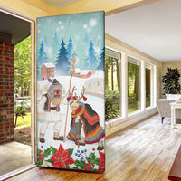 Romania Christmas Door Cover Romanian Folklore Traditional Christmas Mask - Wonder Print Shop