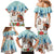 Romania Christmas Family Matching Mermaid Dress and Hawaiian Shirt Romanian Folklore Traditional Christmas Mask - Wonder Print Shop