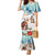 Romania Christmas Family Matching Mermaid Dress and Hawaiian Shirt Romanian Folklore Traditional Christmas Mask - Wonder Print Shop