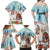 Romania Christmas Family Matching Off Shoulder Maxi Dress and Hawaiian Shirt Romanian Folklore Traditional Christmas Mask - Wonder Print Shop