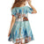 Romania Christmas Family Matching Off Shoulder Short Dress and Hawaiian Shirt Romanian Folklore Traditional Christmas Mask - Wonder Print Shop