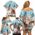 Romania Christmas Family Matching Off Shoulder Short Dress and Hawaiian Shirt Romanian Folklore Traditional Christmas Mask - Wonder Print Shop