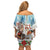 Romania Christmas Family Matching Off Shoulder Short Dress and Hawaiian Shirt Romanian Folklore Traditional Christmas Mask - Wonder Print Shop