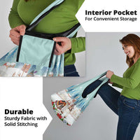 Romania Christmas Grocery Bag Romanian Folklore Traditional Christmas Mask - Wonder Print Shop