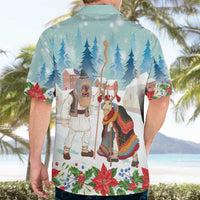 Romania Christmas Hawaiian Shirt Romanian Folklore Traditional Christmas Mask - Wonder Print Shop