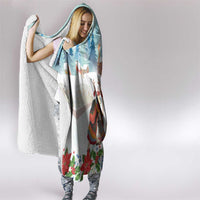 Romania Christmas Hooded Blanket Romanian Folklore Traditional Christmas Mask - Wonder Print Shop