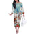 Romania Christmas Off The Shoulder Long Sleeve Dress Romanian Folklore Traditional Christmas Mask - Wonder Print Shop