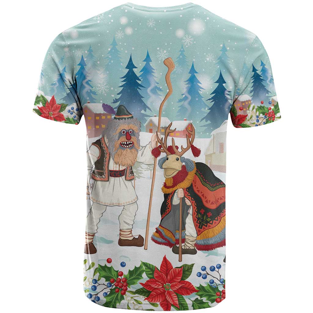 Romania Christmas T Shirt Romanian Folklore Traditional Christmas Mask - Wonder Print Shop