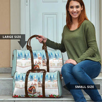 Romania Christmas Travel Bag Romanian Folklore Traditional Christmas Mask - Wonder Print Shop