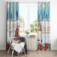 Romania Christmas Window Curtain Romanian Folklore Traditional Christmas Mask - Wonder Print Shop