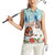 Romania Christmas Women Sleeveless Polo Shirt Romanian Folklore Traditional Christmas Mask - Wonder Print Shop