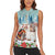 Romania Christmas Women Sleeveless Polo Shirt Romanian Folklore Traditional Christmas Mask - Wonder Print Shop