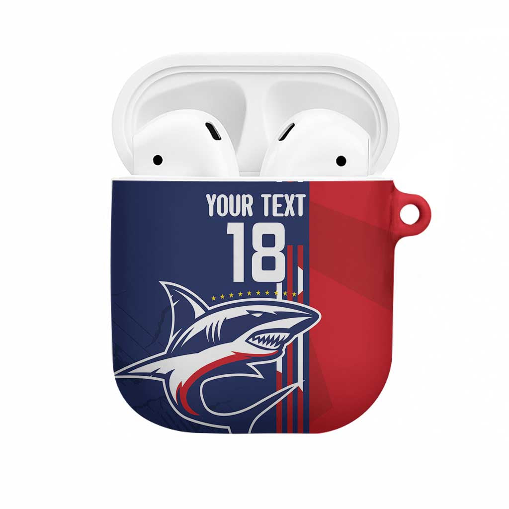 Cape Verde Football AirPods Case Tubaroes Azuis Pride - Wonder Print Shop