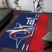 Cape Verde Football Area Rug Tubaroes Azuis Pride - Wonder Print Shop