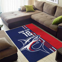 Cape Verde Football Area Rug Tubaroes Azuis Pride - Wonder Print Shop