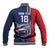 Cape Verde Football Baseball Jacket Tubaroes Azuis Pride - Wonder Print Shop