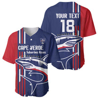 Cape Verde Football Baseball Jersey Tubaroes Azuis Pride - Wonder Print Shop
