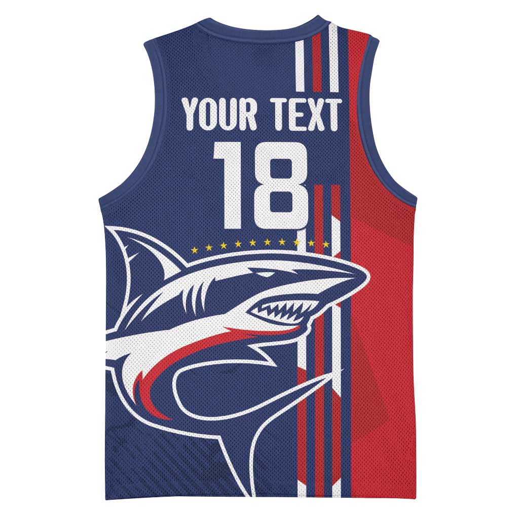 Cape Verde Football Basketball Jersey Tubaroes Azuis Pride - Wonder Print Shop