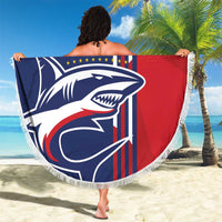 Cape Verde Football Beach Blanket Tubaroes Azuis Pride - Wonder Print Shop