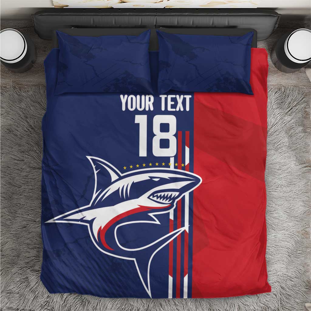 Cape Verde Football Bedding Set Tubaroes Azuis Pride - Wonder Print Shop