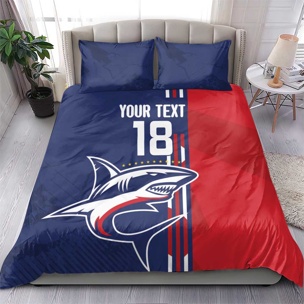 Cape Verde Football Bedding Set Tubaroes Azuis Pride - Wonder Print Shop