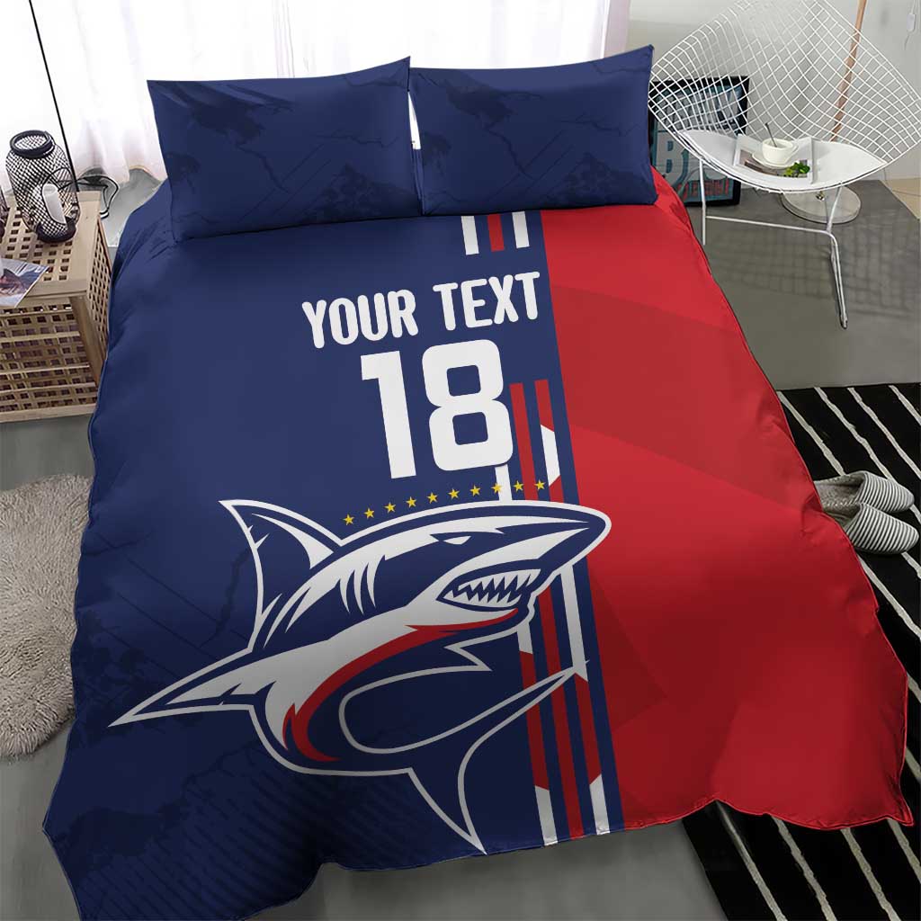 Cape Verde Football Bedding Set Tubaroes Azuis Pride - Wonder Print Shop