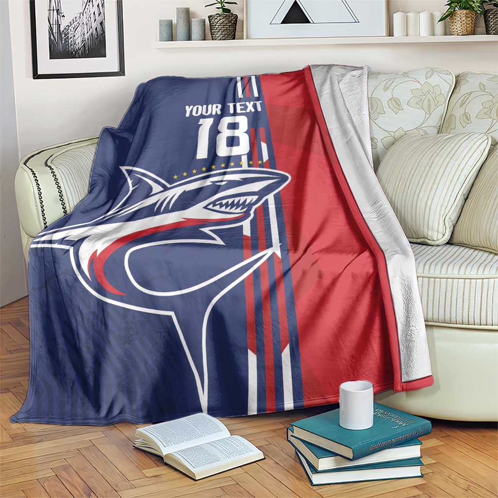 Cape Verde Football Blanket Tubaroes Azuis Pride - Wonder Print Shop