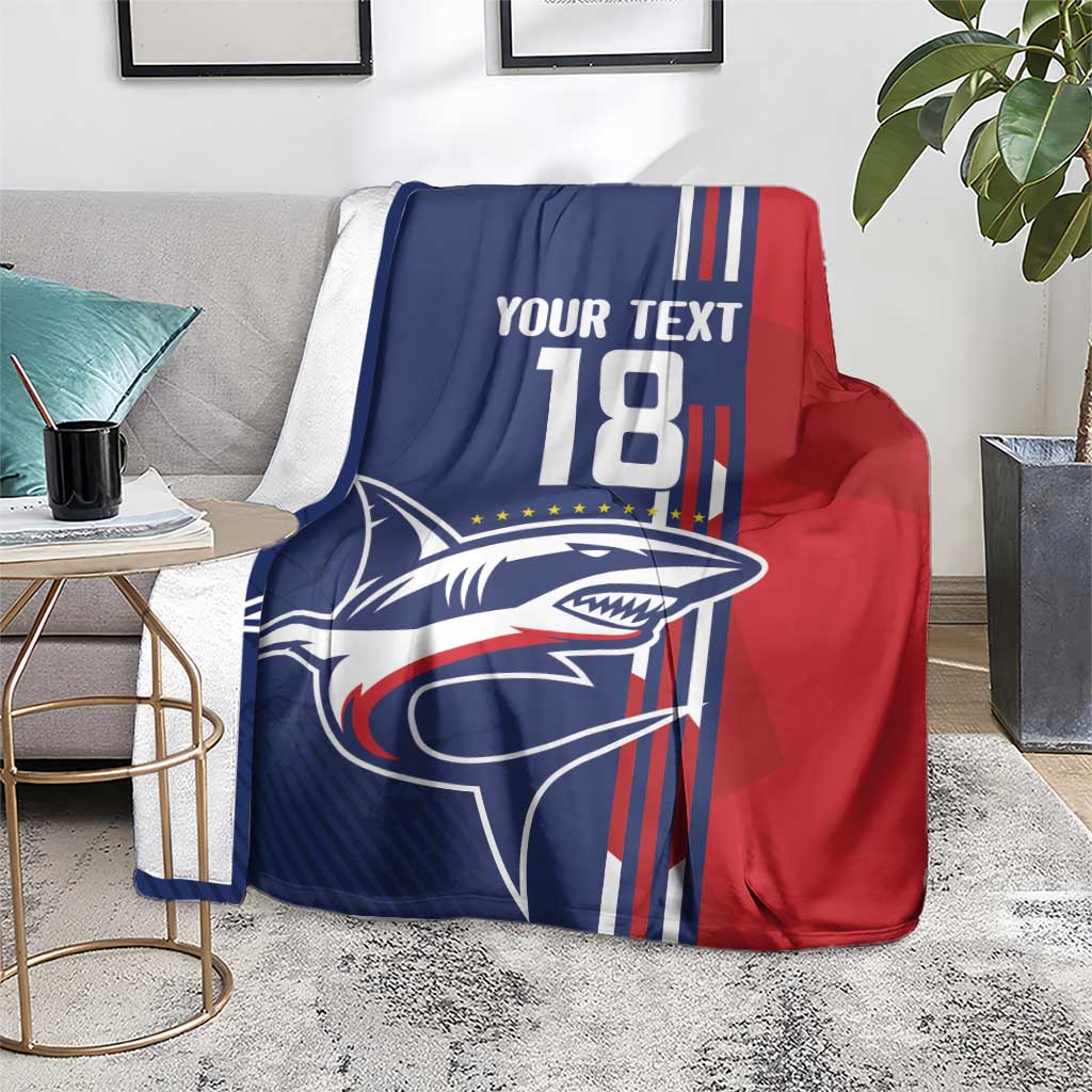 Cape Verde Football Blanket Tubaroes Azuis Pride - Wonder Print Shop