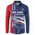 Cape Verde Football Button Sweatshirt Tubaroes Azuis Pride - Wonder Print Shop