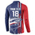 Cape Verde Football Button Sweatshirt Tubaroes Azuis Pride - Wonder Print Shop