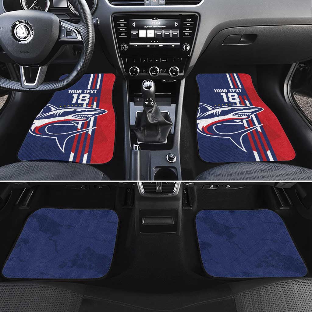 Cape Verde Football Car Mats Tubaroes Azuis Pride - Wonder Print Shop