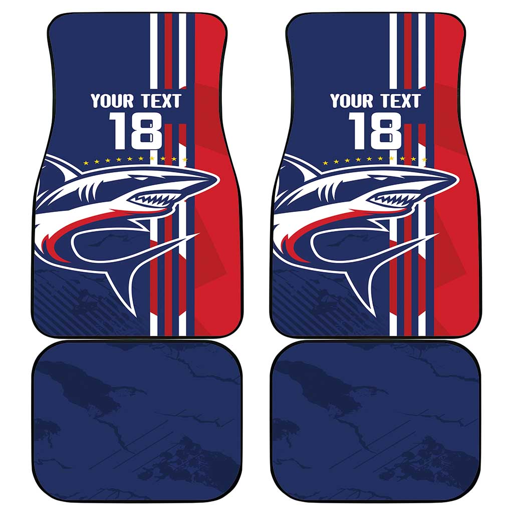 Cape Verde Football Car Mats Tubaroes Azuis Pride - Wonder Print Shop