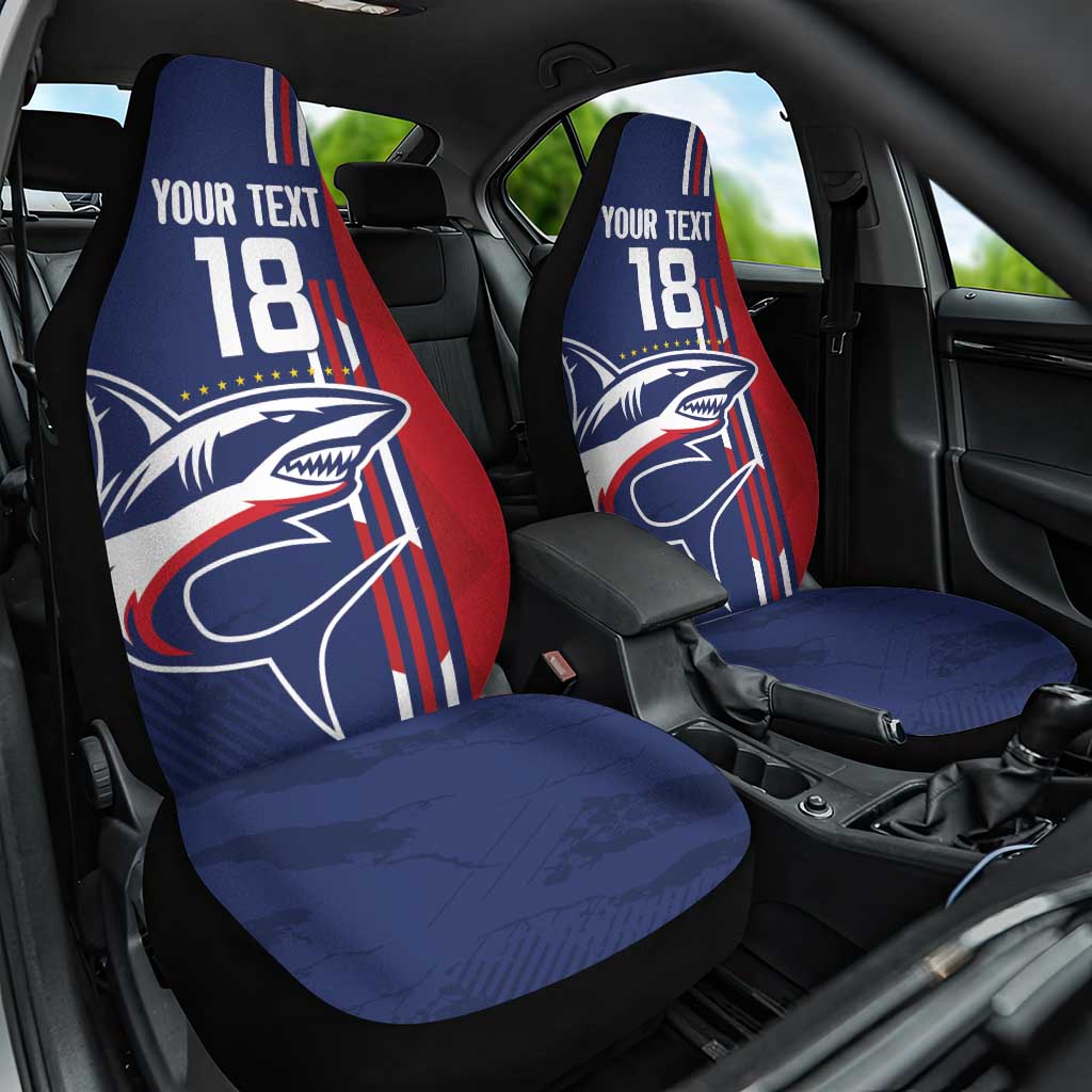 Cape Verde Football Car Seat Cover Tubaroes Azuis Pride - Wonder Print Shop