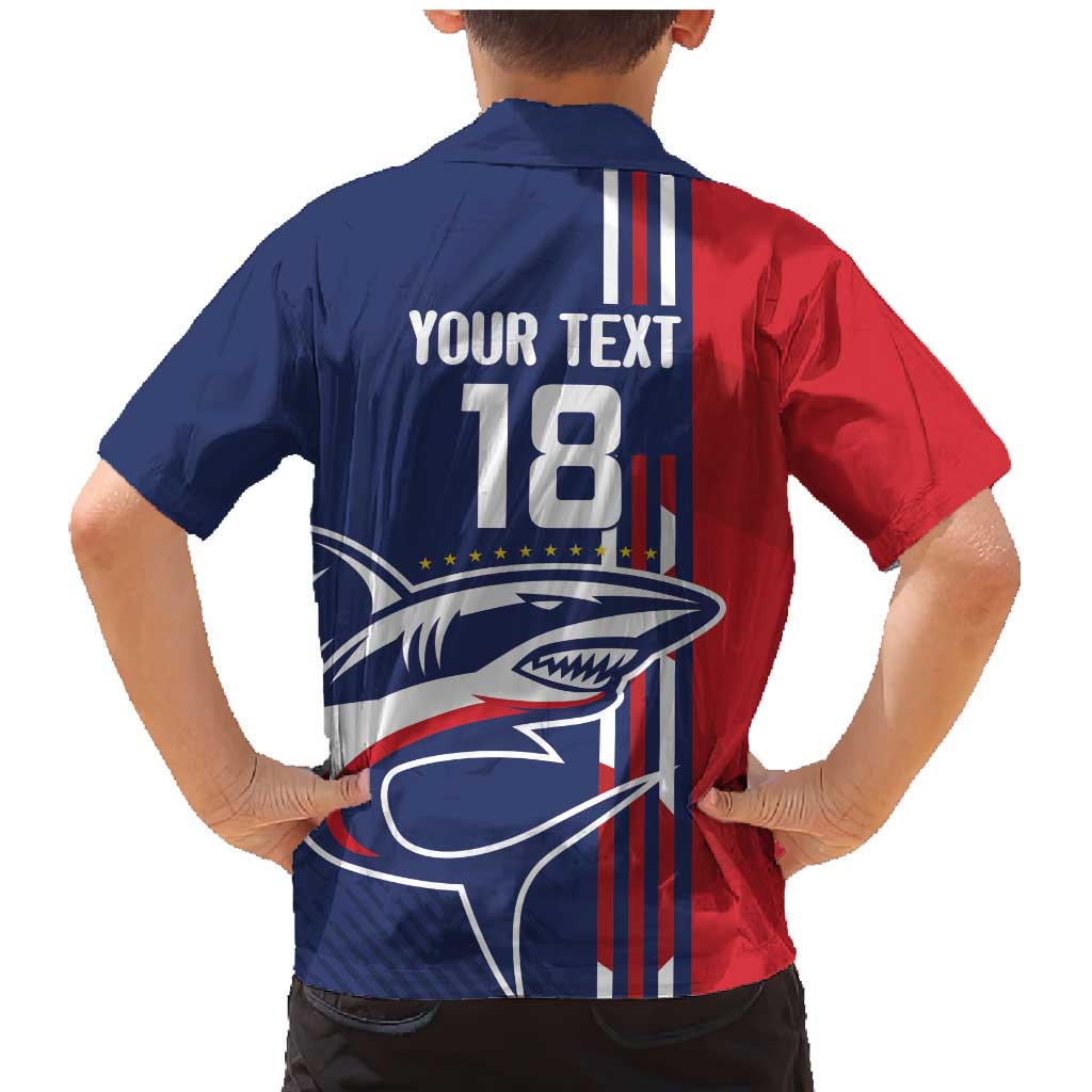Cape Verde Football Family Matching Mermaid Dress and Hawaiian Shirt Tubaroes Azuis Pride - Wonder Print Shop