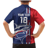 Cape Verde Football Family Matching Mermaid Dress and Hawaiian Shirt Tubaroes Azuis Pride - Wonder Print Shop