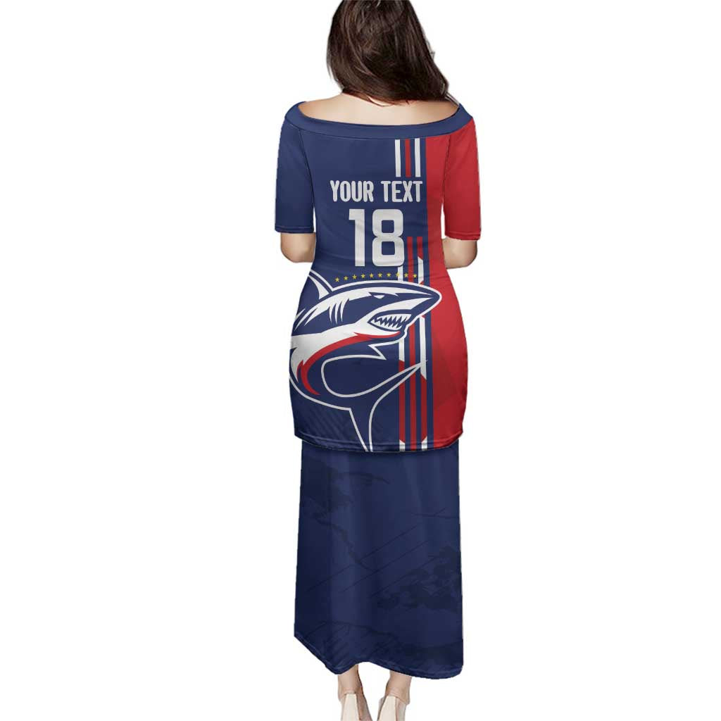 Cape Verde Football Family Matching Puletasi and Hawaiian Shirt Tubaroes Azuis Pride - Wonder Print Shop