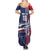 Cape Verde Football Family Matching Summer Maxi Dress and Hawaiian Shirt Tubaroes Azuis Pride - Wonder Print Shop