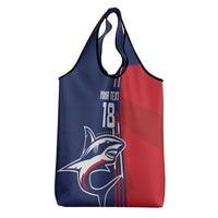 Cape Verde Football Grocery Bag Tubaroes Azuis Pride - Wonder Print Shop