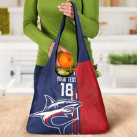 Cape Verde Football Grocery Bag Tubaroes Azuis Pride - Wonder Print Shop