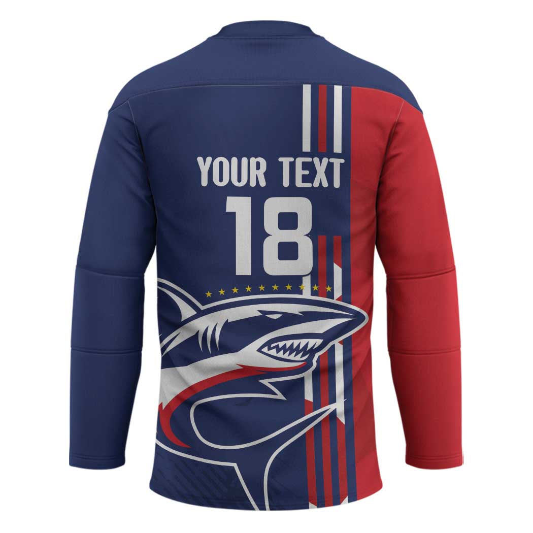 Cape Verde Football Hockey Jersey Tubaroes Azuis Pride - Wonder Print Shop