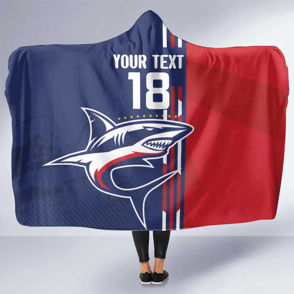 Cape Verde Football Hooded Blanket Tubaroes Azuis Pride - Wonder Print Shop