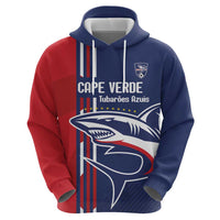 Cape Verde Football Hoodie Tubaroes Azuis Pride - Wonder Print Shop
