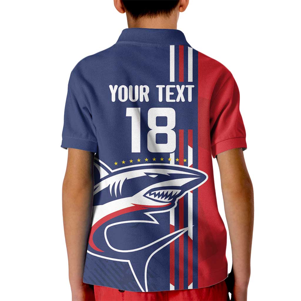 Cape Verde Football Kid Polo Shirt Tubaroes Azuis Pride - Wonder Print Shop