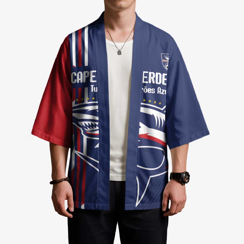 Cape Verde Football Kimono Tubaroes Azuis Pride - Wonder Print Shop