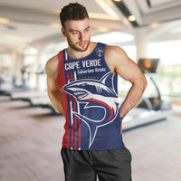 Cape Verde Football Men Tank Top Tubaroes Azuis Pride - Wonder Print Shop