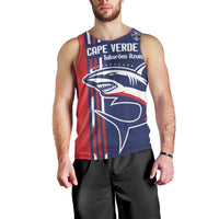 Cape Verde Football Men Tank Top Tubaroes Azuis Pride - Wonder Print Shop