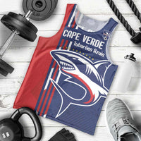Cape Verde Football Men Tank Top Tubaroes Azuis Pride - Wonder Print Shop